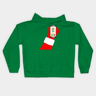 Incoming call to Santa Kids Hoodie